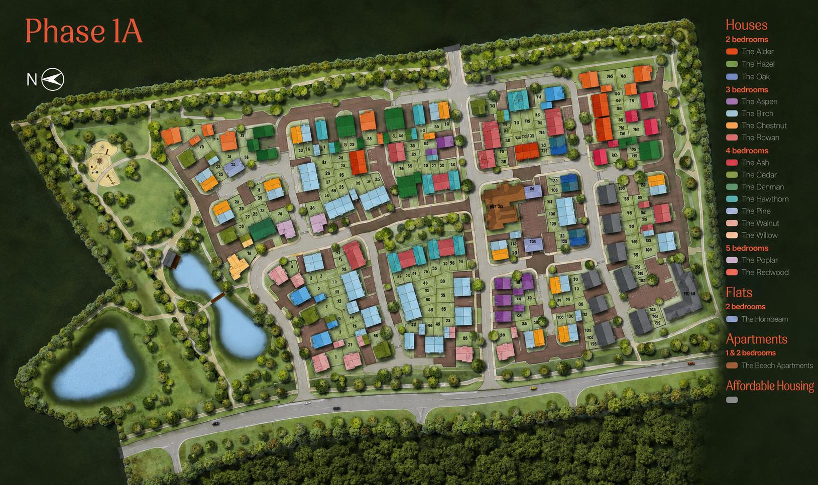 Phase one, Eastbrook Village, Milton Keynes